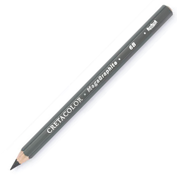 Cretacolor Mega Graphite Pencils 6B (Mega Dereceli Kalem) 170 06