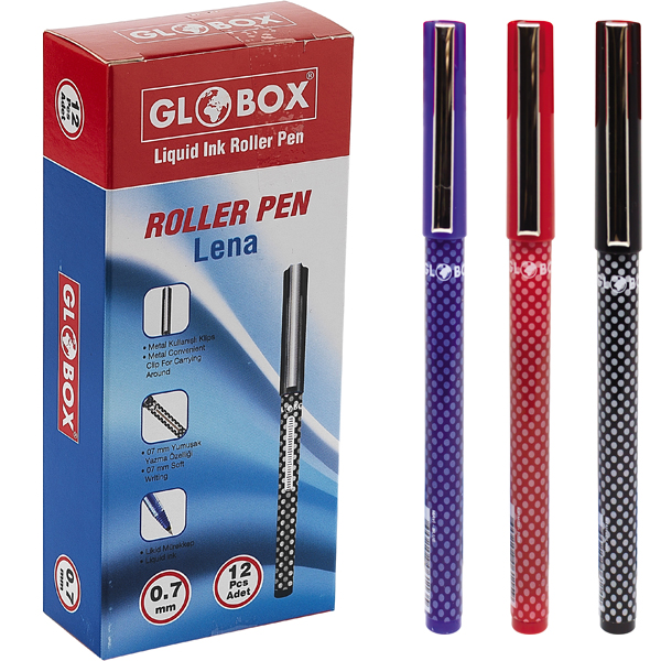 Globox Roller Kalem Lena 0.7 MM Siyah 6114