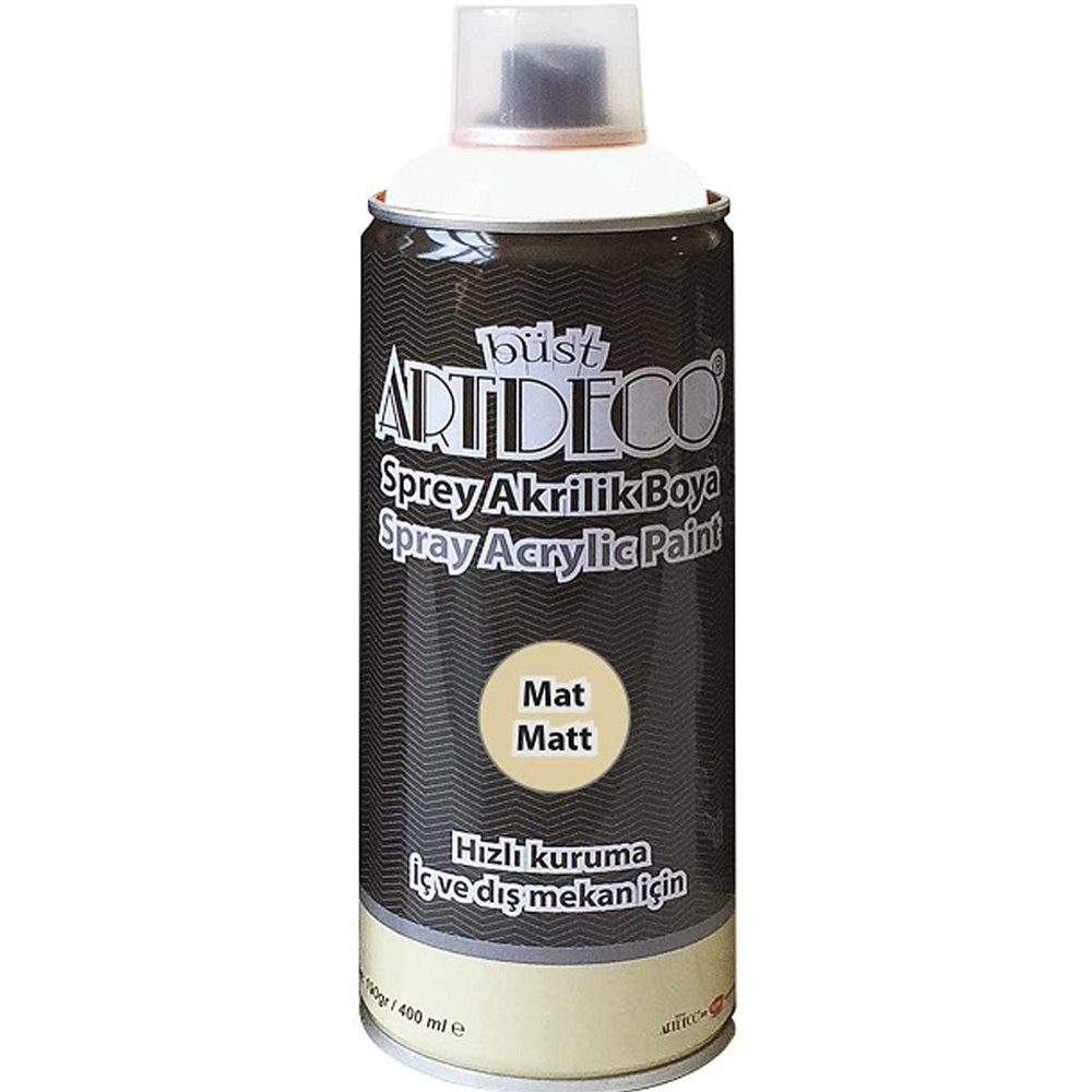 Artdeco Akrilik Sprey Boya 400 ML Mat Beyaz M060