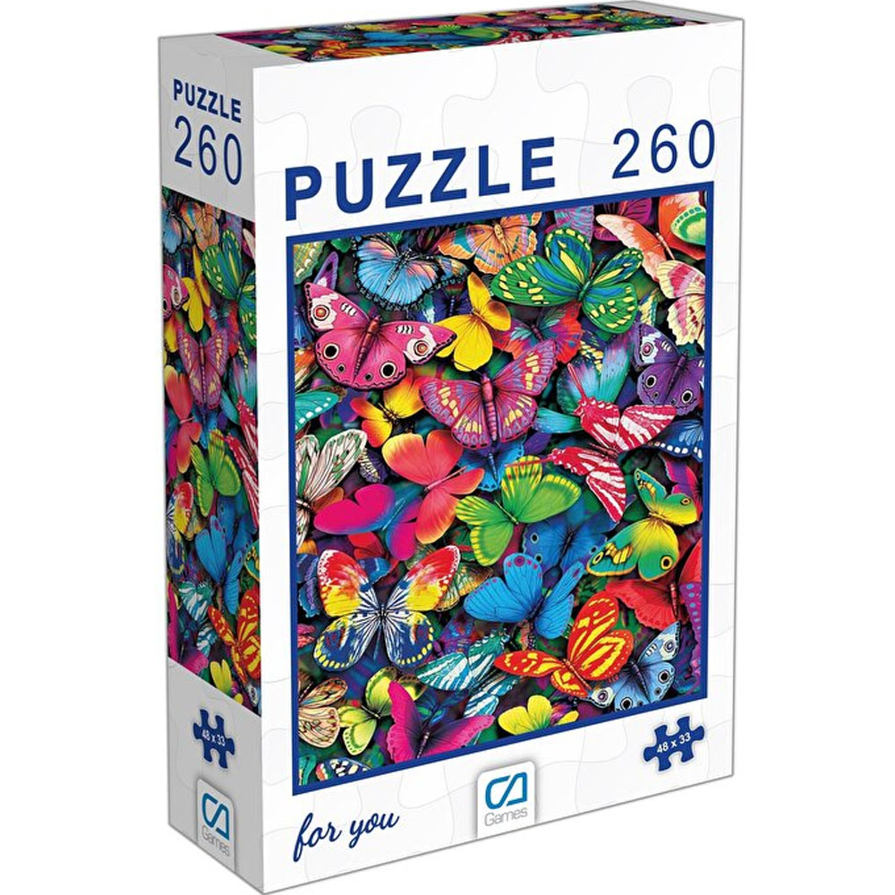 Ca Puzzle 260 Parça Kelebekler 6007