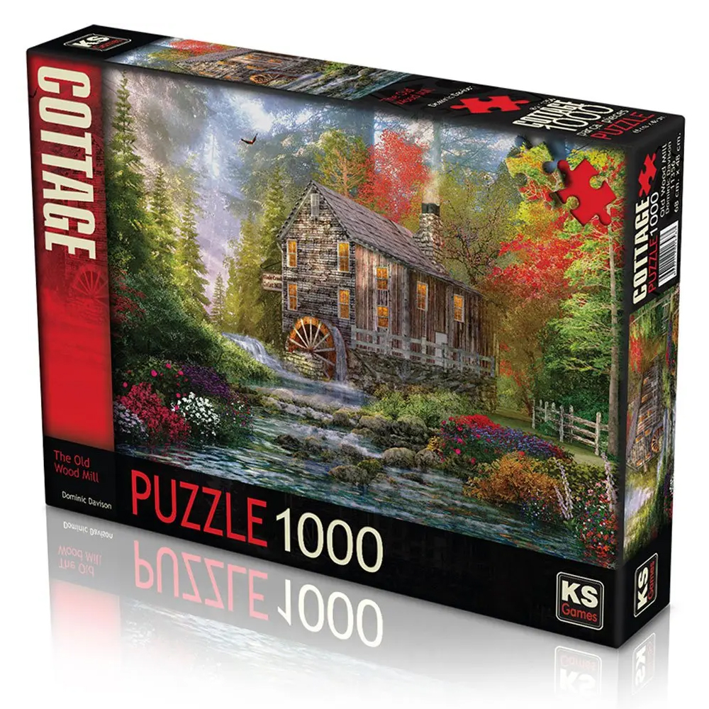 Ks Games Puzzle 1000 Parça The Old Wood Mill Dominic Davison 11356