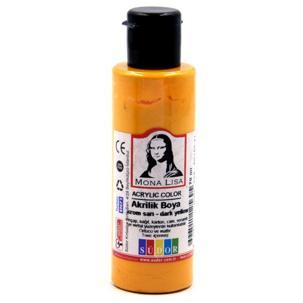 Mona Lisa Akrilik Boya 70 ML Krom Sarı SD150-21