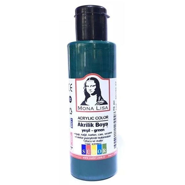 Mona Lisa Akrilik Boya 70 ML Koyu Yeşil SD150-07