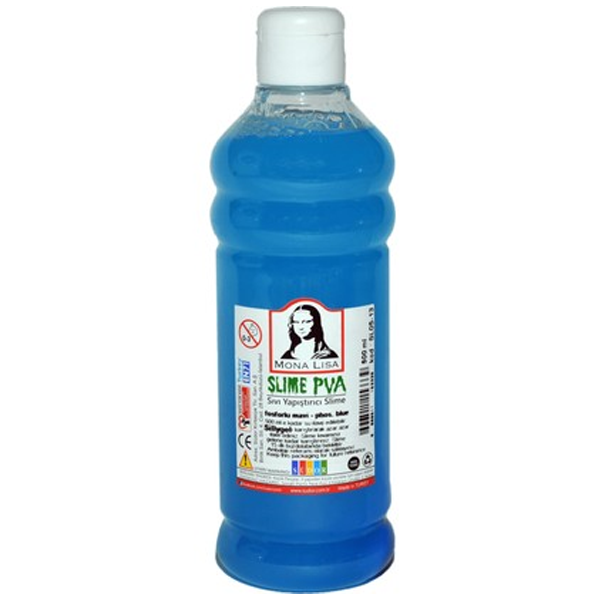 Mona Lisa Sıvı Yapıştırıcı Slime 500 ML Fosforlu Mavi SL05-13