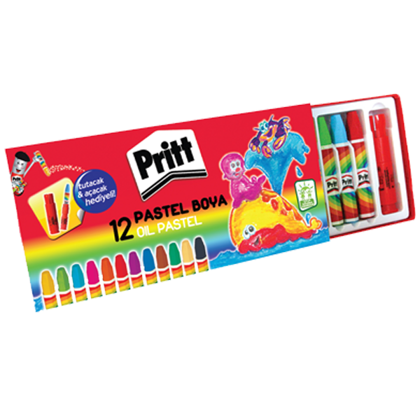 Pritt Pastel Boya Karton Kutu 12 Renk 1048061