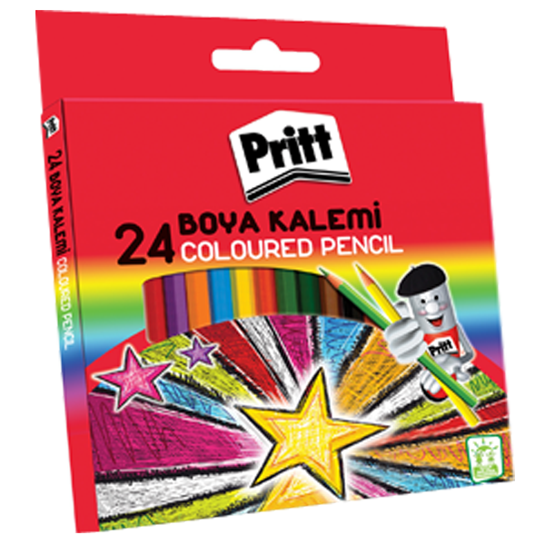 Pritt Pastel Boya Karton Kutu 24 Renk 1307853