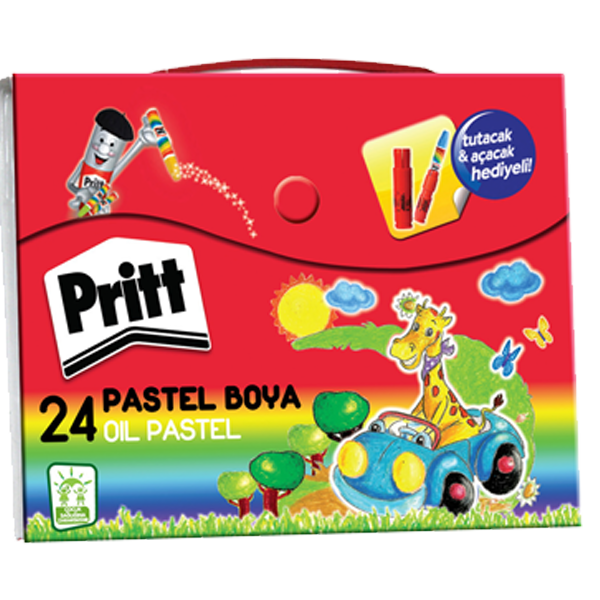 Pritt Pastel Boya Çantalı 24 Renk 1048064