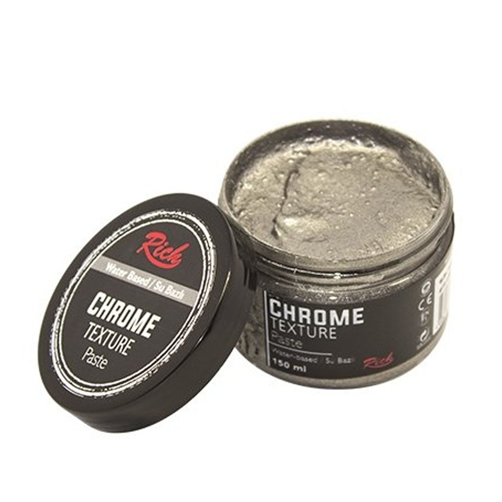 Rich Chrome Texture Paste 150 ML Antik Gümüş 9216