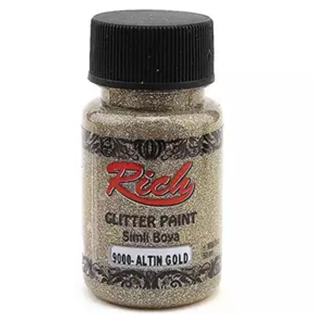 Rich Glitter Paint Sim Boya Altın 9000