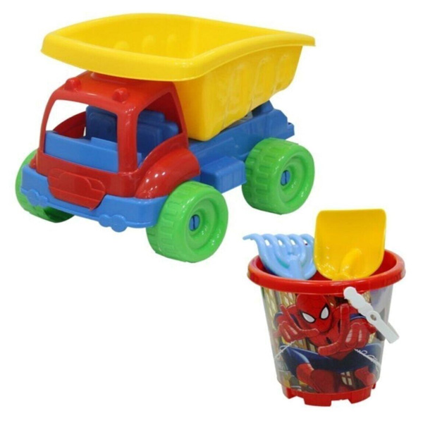 Dede Oyuncak Spiderman Büyük Kamyon Plaj Set 03515