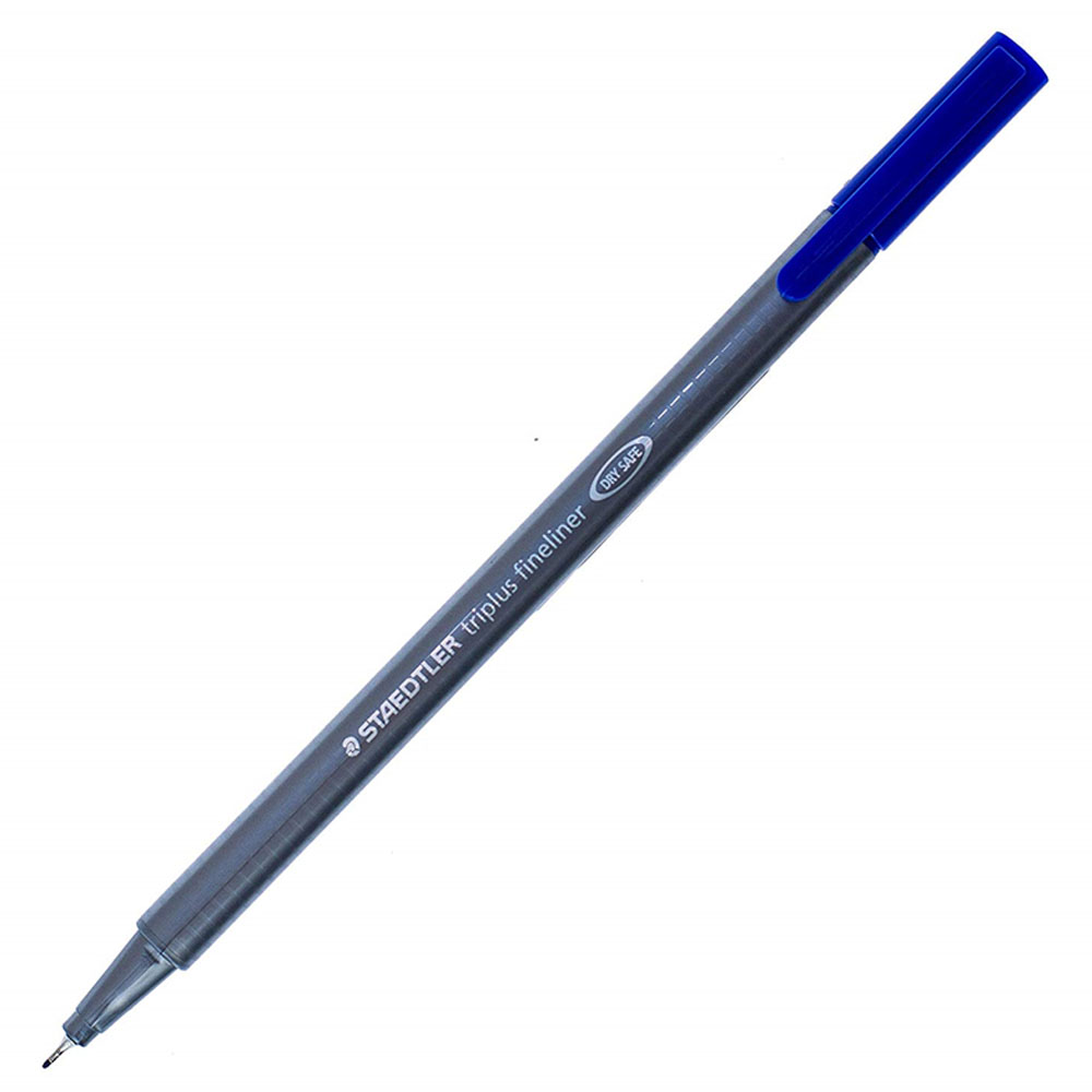 Staedtler Fineliner Triplus Üçgen 0.3 MM Mavi 334-3