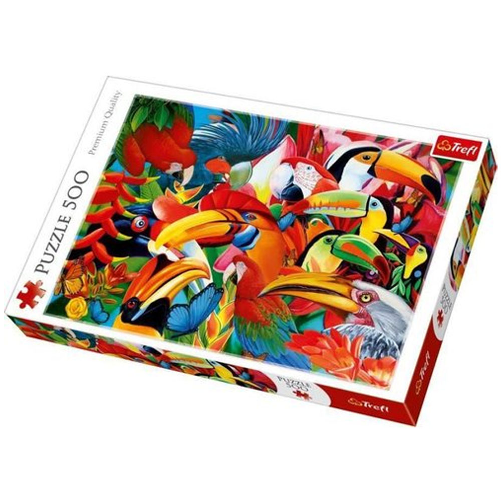 Trefl Puzzle 500 Parça Colourful Bırds 37328